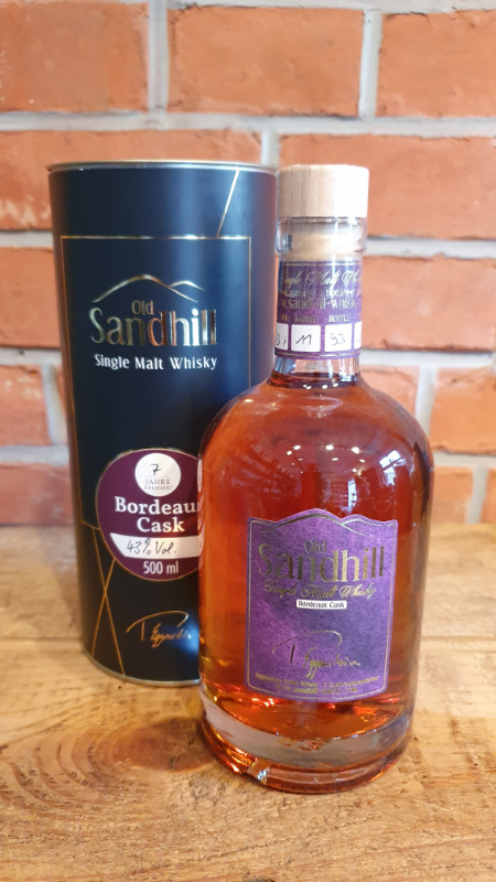 Single Malt Whisky Old Sandhill Bordeaux Cask