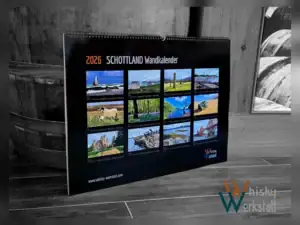 Whisky-Wandkalender Schottland 2026