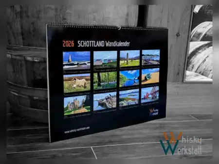 Whisky-Wandkalender Schottland 2026